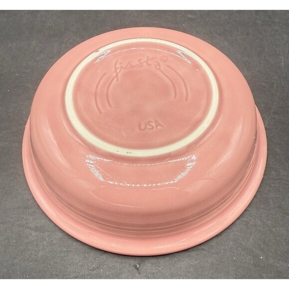 Homer Laughlin Fiesta Ware Rose 6 3/4" Cereal Salad Soup Bowl - Picture 2 of 5